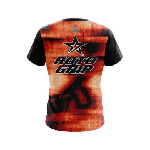 Roto Grip Canvas Orange CoolWick Bowling Jersey - Image 2