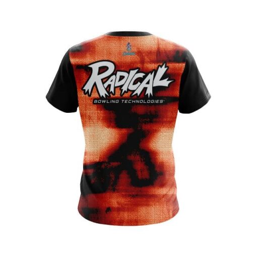 Radical Canvas Orange CoolWick Bowling Jersey - Image 2