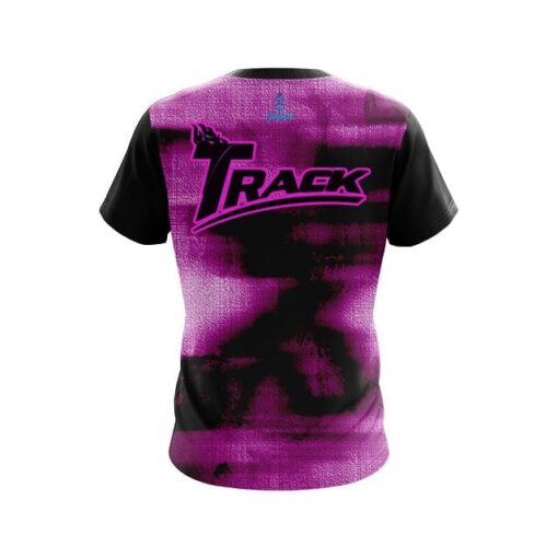 Track Canvas Pink CoolWick Bowling Jersey - Image 2
