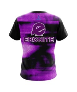 Alternative view of Ebonite Canvas Purple CoolWick Bowling Jersey