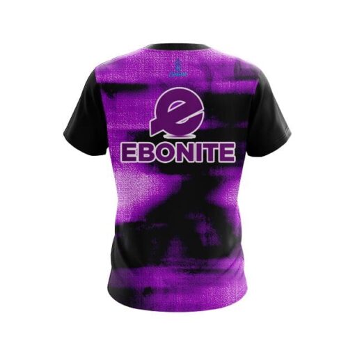 Ebonite Canvas Purple CoolWick Bowling Jersey - Image 2