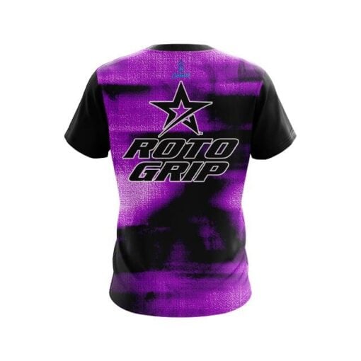 Roto Grip Canvas Purple CoolWick Bowling Jersey - Image 2