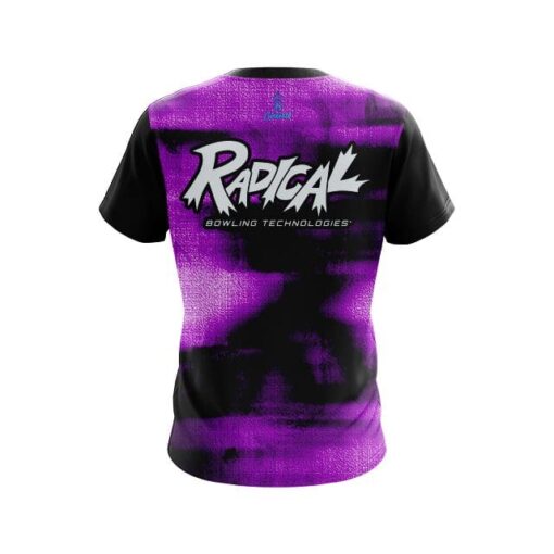 Radical Canvas Purple CoolWick Bowling Jersey - Image 2