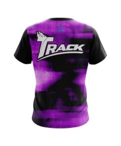 Alternative view of Track Canvas Purple CoolWick Bowling Jersey
