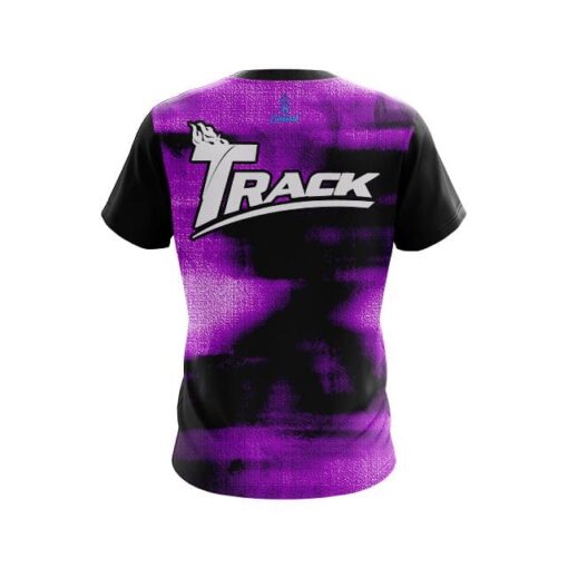 Track Canvas Purple CoolWick Bowling Jersey - Image 2