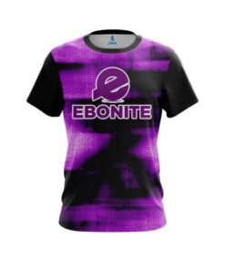 Ebonite Canvas Purple CoolWick Bowling Jersey