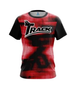 Track Canvas Red CoolWick Bowling Jersey