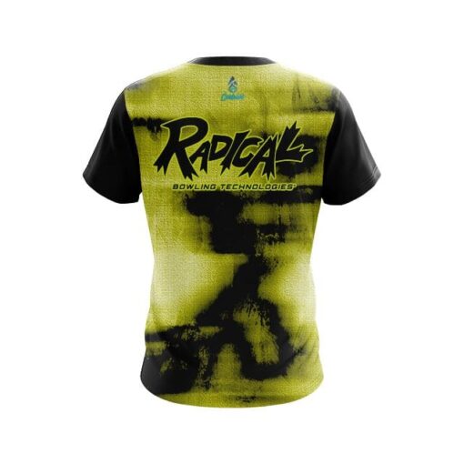 Radical Canvas Yellow CoolWick Bowling Jersey - Image 2