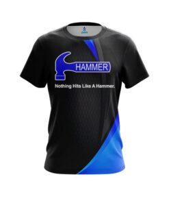 Hammer Carbon Blue Swirl CoolWick Bowling Jersey