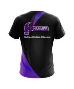 Alternative view of Hammer Carbon Purple Swirl CoolWick Bowling Jersey