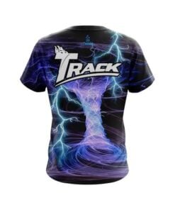 Alternative view of Track Electrical Tornado Black CoolWick Bowling Jersey