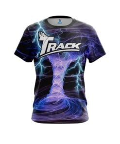 Track Electrical Tornado Black CoolWick Bowling Jersey