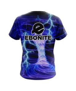 Alternative view of Ebonite Electrical Tornado Blue CoolWick Bowling Jersey