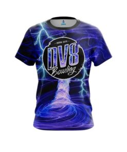 DV8 Electrical Tornado Blue CoolWick Bowling Jersey