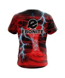 Alternative view of Ebonite Electrical Tornado Red CoolWick Bowling Jersey