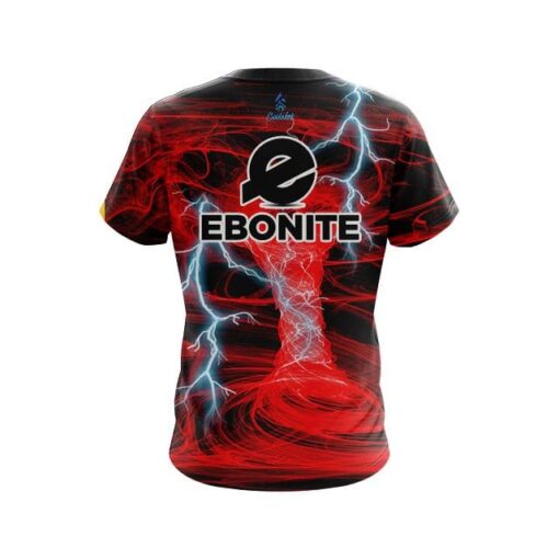 Ebonite Electrical Tornado Red CoolWick Bowling Jersey - Image 2