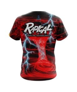 Alternative view of Radical Electrical Tornado Red CoolWick Bowling Jersey