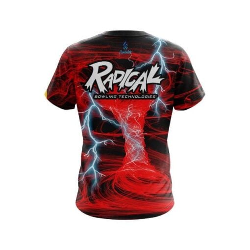Radical Electrical Tornado Red CoolWick Bowling Jersey - Image 2