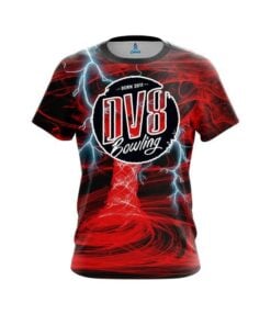DV8 Electrical Tornado Red CoolWick Bowling Jersey