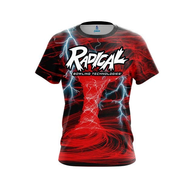 Radical Electrical Tornado Red CoolWick Bowling Jersey