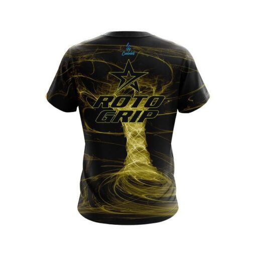 Roto Grip Electrical Tornado Yellow CoolWick Bowling Jersey - Image 2