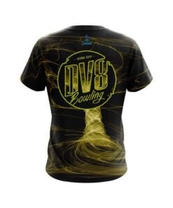 Alternative view of DV8 Electrical Tornado Yellow CoolWick Bowling Jersey