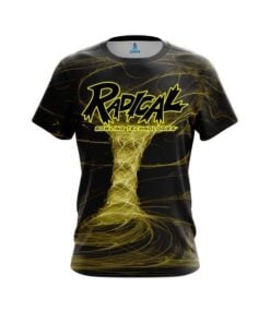 Radical Electrical Tornado Yellow CoolWick Bowling Jersey
