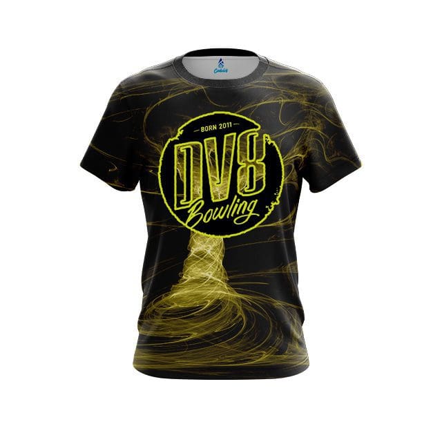 DV8 Electrical Tornado Yellow CoolWick Bowling Jersey