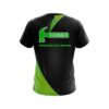 Hammer Carbon Green Swirl CoolWick Bowling Jersey - Image 2