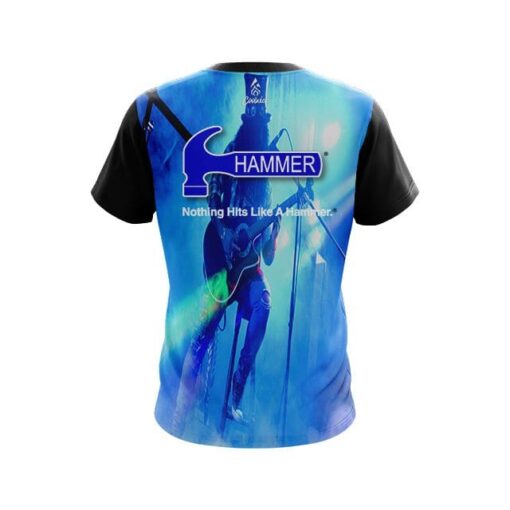 Hammer Guitar Rock CoolWick Bowling Jersey - Image 2