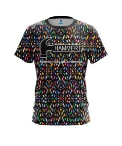 Hammer Kaleidoscope Black CoolWick Bowling Jersey