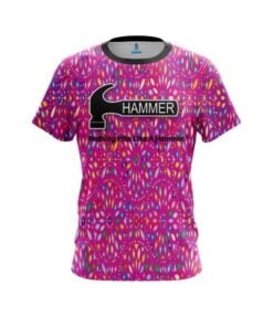 Hammer Kaleidoscope Pink CoolWick Bowling Jersey