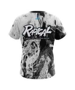Alternative view of Radical Marble Black CoolWick Bowling Jersey