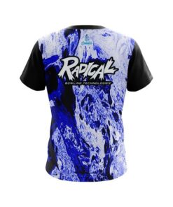 Alternative view of Radical Marble Blue CoolWick Bowling Jersey