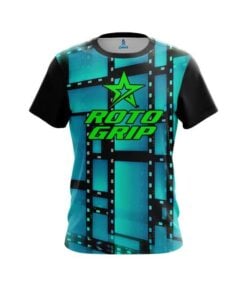 Roto Grip Movie Reel Aqua CoolWick Bowling Jersey