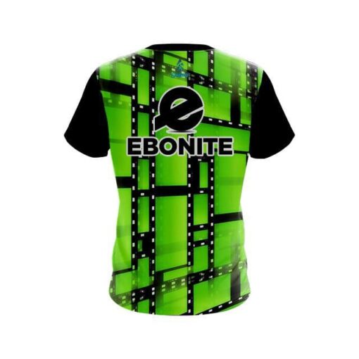 Ebonite Movie Reel Green CoolWick Bowling Jersey - Image 2