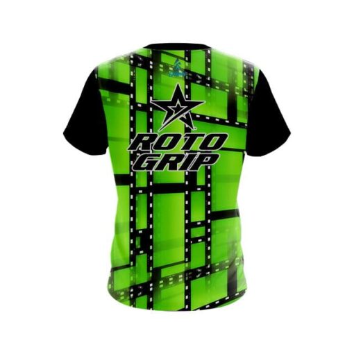 Roto Grip Movie Reel Green CoolWick Bowling Jersey - Image 2
