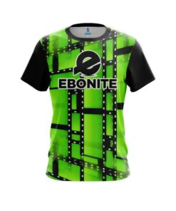 Ebonite Movie Reel Green CoolWick Bowling Jersey