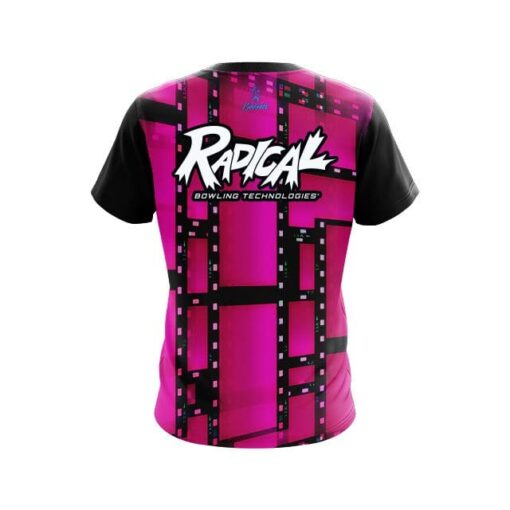 Radical Movie Reel Pink CoolWick Bowling Jersey - Image 2