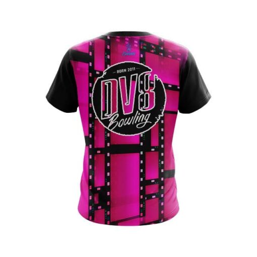 DV8 Movie Reel Pink CoolWick Bowling Jersey - Image 2
