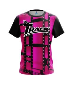 Track Movie Reel Pink CoolWick Bowling Jersey