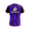 Ebonite Movie Reel Purple CoolWick Bowling Jersey - Image 2