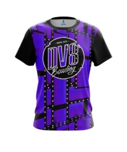 DV8 Movie Reel Purple CoolWick Bowling Jersey