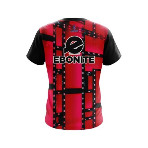 Ebonite Movie Reel Red CoolWick Bowling Jersey - Image 2
