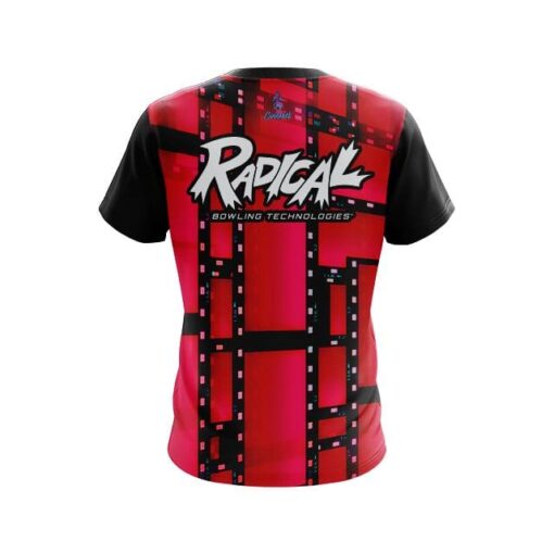 Radical Movie Reel Red CoolWick Bowling Jersey - Image 2