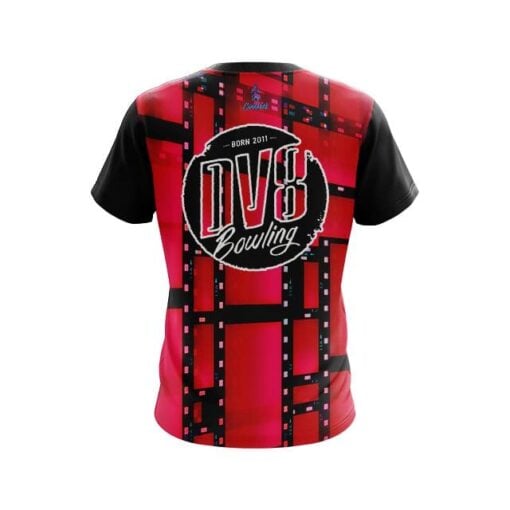 DV8 Movie Reel Red CoolWick Bowling Jersey - Image 2