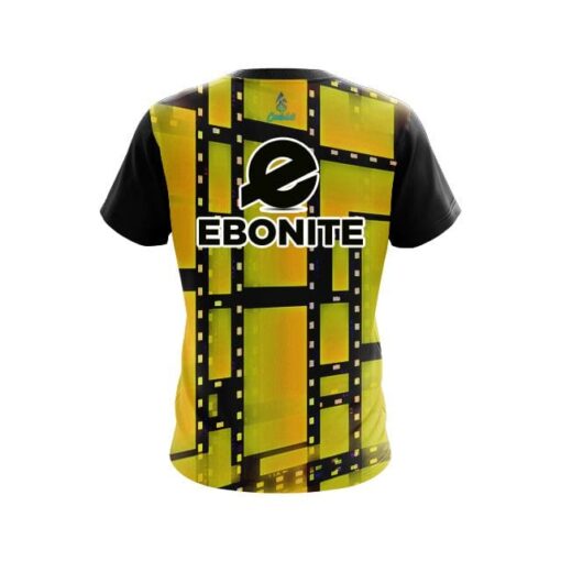 Ebonite Movie Reel Yellow CoolWick Bowling Jersey - Image 2
