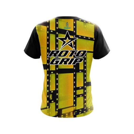 Roto Grip Movie Reel Yellow CoolWick Bowling Jersey - Image 2