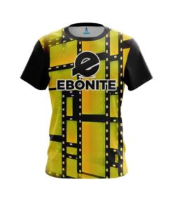 Ebonite Movie Reel Yellow CoolWick Bowling Jersey