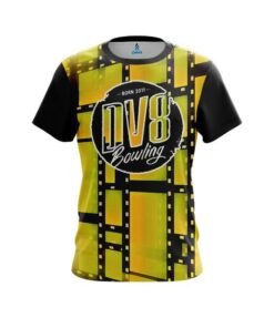 DV8 Movie Reel Yellow CoolWick Bowling Jersey